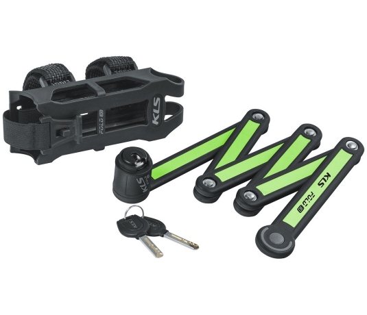 Замок складной Kellys TOUGH 30, 850мм зеленый, безопасность 9/10