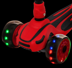 Самокат Novatrack RainBow, для детей, красный