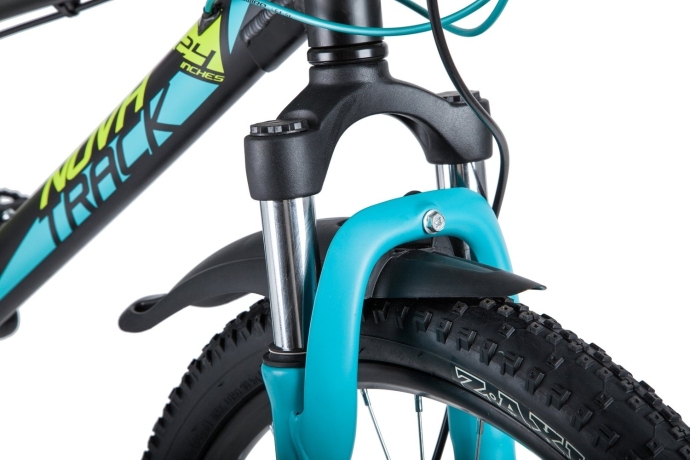 Велосипед NOVATRACK 24" TORNADO, алюминиевая рама 13", чёрный