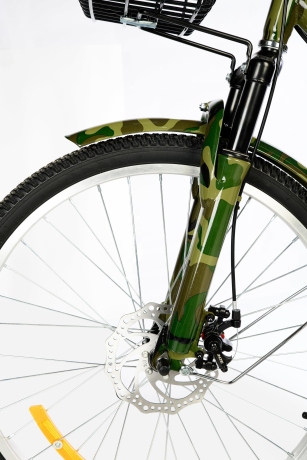 Велосипед трехколесный для взрослых РВЗ Чемпион 24" 6 скоростей КАМУФЛЯЖ