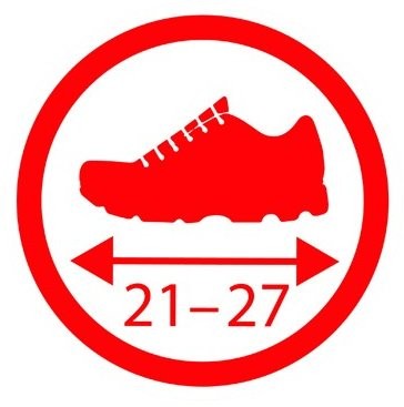 Защита обуви для катания на беговеле/красный