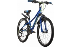 Велосипед NOVATRACK 24&quot; VALIANT стальная рама 10&quot;, синий