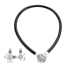 Замок тросовый GK103.701 4,5х650мм с кодом 3 цифры