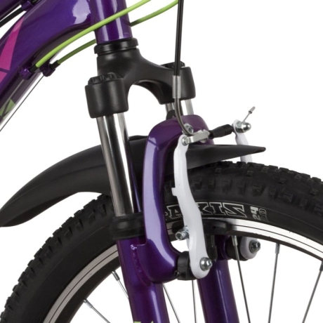 Велосипед NOVATRACK 24" VALIANT стальная рама 10", фиолетовый