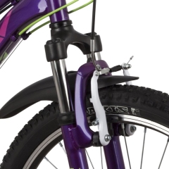 Велосипед NOVATRACK 24&quot; VALIANT стальная рама 10&quot;, фиолетовый