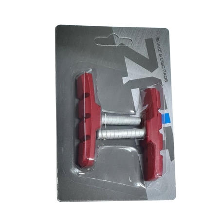 Колодки торм. Z-101 для кантилев торм., 70мм, крас., в торг.уп.