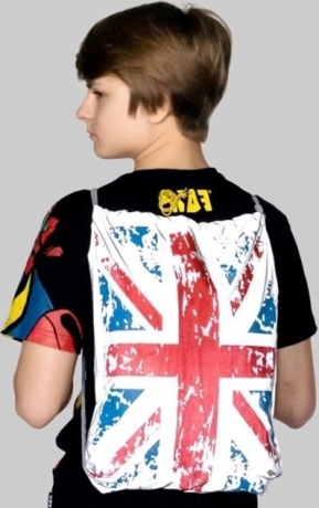 Рюкзак Британский Флаг, полностью на 100% светоотражающий