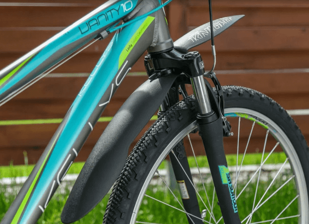 Kellys крылья набор kls knight, 26" (двухподвес, хардтейл), крепление быстросъёмное, чёрные