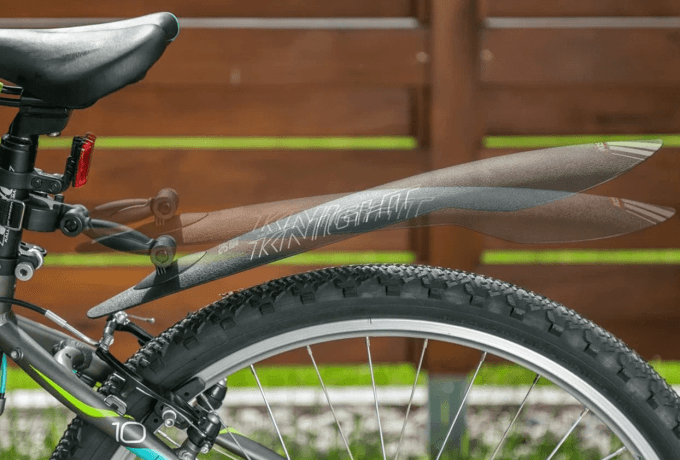 Kellys крылья набор kls knight, 26" (двухподвес, хардтейл), крепление быстросъёмное, чёрные