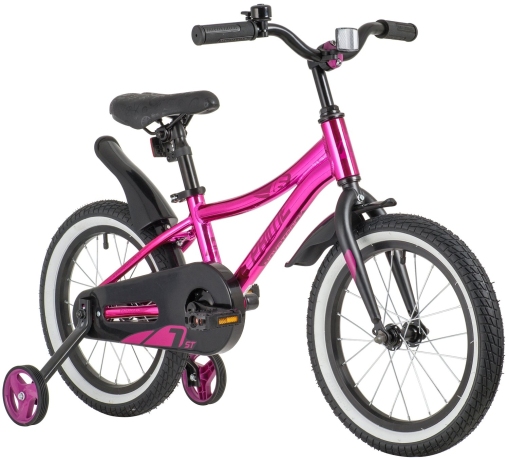 Велосипед NOVATRACK 16 PRIME розовый металлик