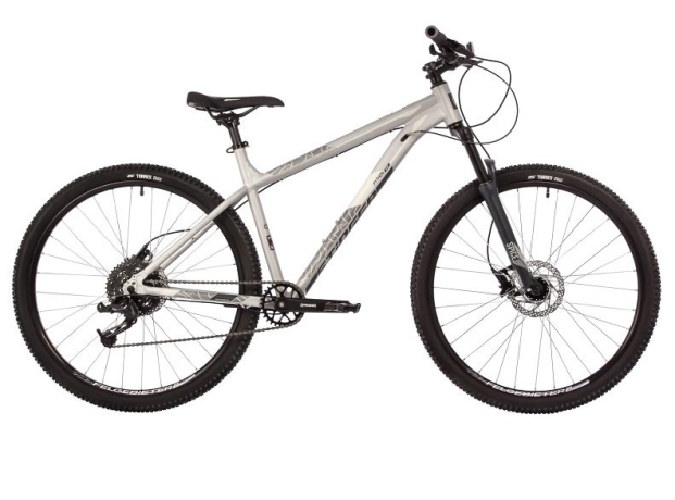 Велосипед STINGER 27.5" PYTHON EVO серый, алюминий, размер 16"