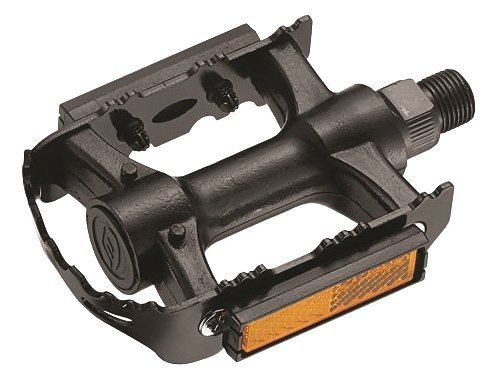 Велосипедные педали Marwi sp-931ns, мтв. материал: пластик/сталь, ось из бористой стали, 9/16", с подшипниками. размер: 102х63мм. вес: 300г. цвет: чёрный