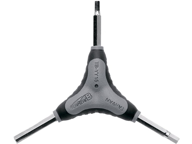 Ключ торцевой Super b (premium) tb-yy15 yшестигранники 4/5/6мм, торг.упаковка