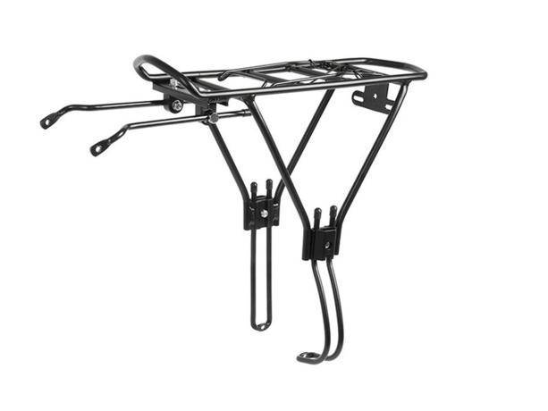 Багажник HS-042 на 26-28", совместим с дисковым тормозом, чёрный