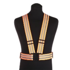 Обвязка световозвращающая неэластичная оранжевая