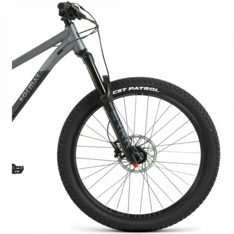 Горный велосипед Format 1311 PLUS 27,5" (2023) черный-мат/темно-серый-мат