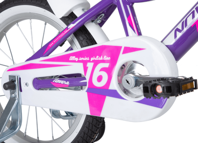 Велосипед NOVATRACK 16" NOVARA, лиловый, алюминий