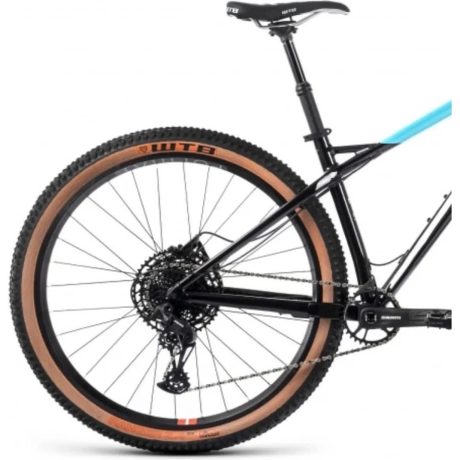 Горный велосипед Format 1312 29" (2023) черный/бирюзовый