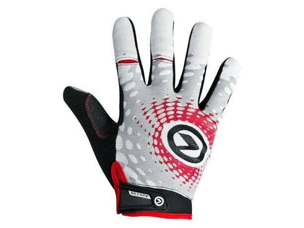 Велосипедные перчатки Kellys impact long lyсra цвет: белый серый красный