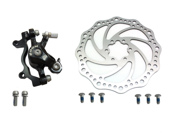 Zoom тормоз дисковый механический db-280 задний c ротором 160 мм type-b