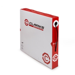 Рубашка тросика тормоза CLARKS Y1008DB MTB/Road, 5мм, серебристая б/загл. (30м), 3-348