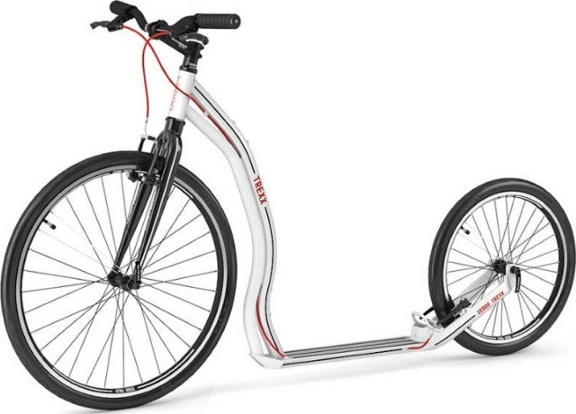 Самокат Yedoo Trexx, Белый/чёрный