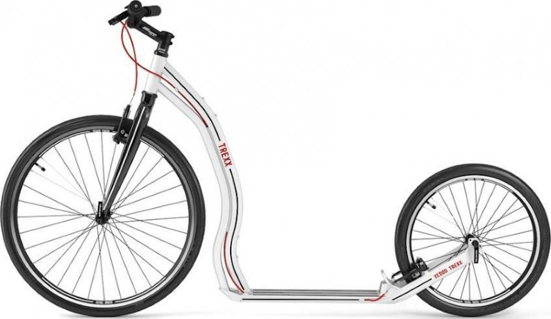 Самокат Yedoo Trexx, Белый/чёрный