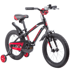 Велосипед NOVATRACK 16", PRIME AB, алюминиевый, чёрный