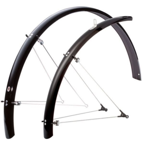 Крылья Sks BLUEMELS SHINY 28″ 53 BLACK SET