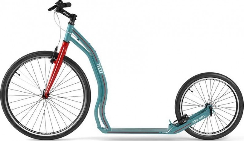 Самокат Yedoo Trexx, Бирюзовый/красный