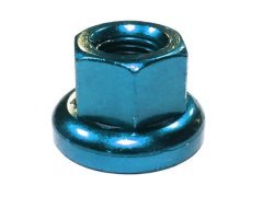 Mr.control гайка m-fxs для оси Fix Gear, закалённая сталь, M10X1.0, L:14,6мм, синяя