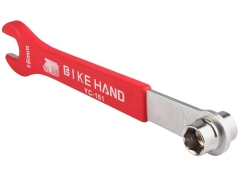 Bike hand yc-161 ключ для педалей 14/15мм накидной + 15мм шлицевой