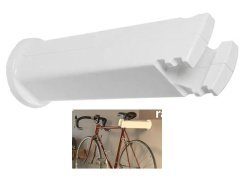 Устройство настенное Peruzzo cool bike rack универсальное для хранения велосипеда, цвет: белый