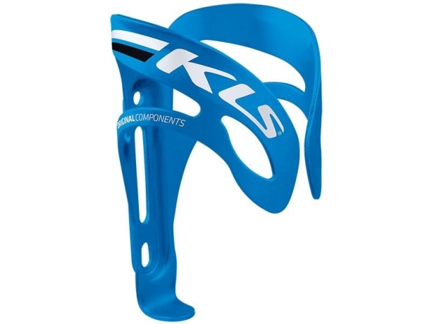 Флягодержатель Kellys kls squad. материал: алюминий 6061-т5. вес 47г. цвет: синий с белой и чёрной полосами