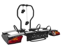 Крепление MENABO ANTARES на фаркоп автомобиля для 2 в-дов, с системой откидывания, фиксаторы с замками. Подходит для Fat и E-bike