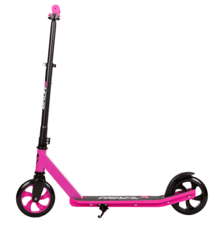 Самокат NOVATRACK POLIS сталь+пластик, нескладной, эргономичный Y-руль с нескладными рукоятями, ватер стикер, колеса 160*160мм PU, розовый