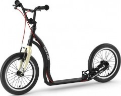 Самокат Yedoo Frida &amp; Fred, Чёрный/кремовый