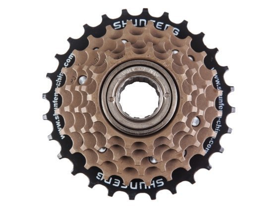 Shunfeng трещотка 6 скоростей 14-16-18-21-24-28T недискретная коричневая