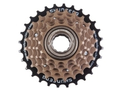 Shunfeng трещотка 6 скоростей 14-16-18-21-24-28T недискретная коричневая