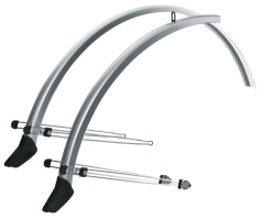 Sks крылья coммuter atb, 60мм, 26&quot;, серебристые, с двойными стойками, со спойлерами