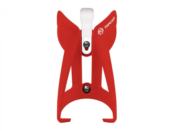 Флягодержатель Sks topcage. материал: пластик. вес 53г. подходит для стандартных пластиковых бутылок. цвет: красный