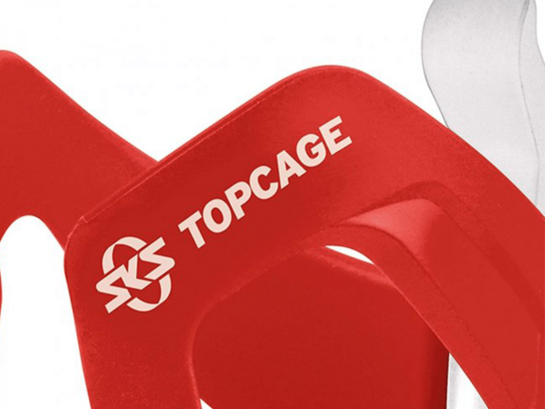 Флягодержатель Sks topcage. материал: пластик. вес 53г. подходит для стандартных пластиковых бутылок. цвет: красный