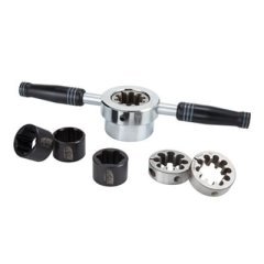 1855_0.240 Instrymenti specialnie kypit v Moskve v internet-magazine «VELOSTANOK» Instrymenti specialnie Инструмент для нарезания резьбы Super b (premium) тв-1945-1 на вилке, плашка 1" * 24tpi, направляющая, рукоятки, торг. упаковка