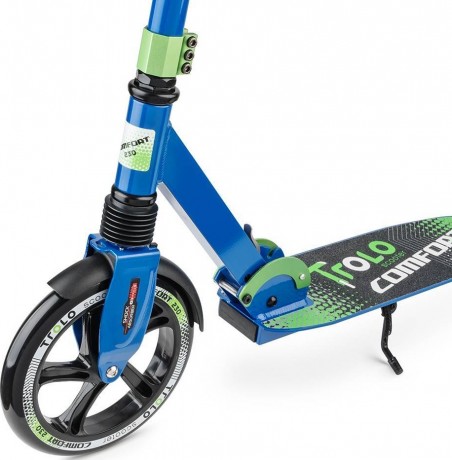 Самокат Comfort (2017), Синий/зелёный