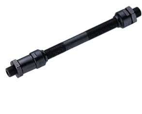 Ось задней втулки под эксцентрик с конусами и контр гайками м10х145