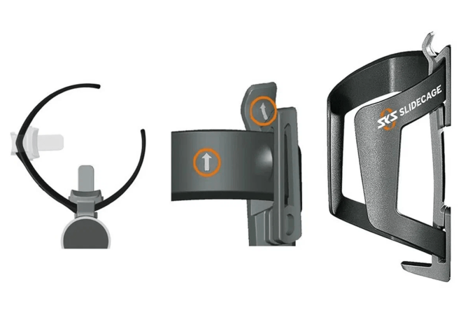 Флягодержатель Sks slidecage материал: пластик. вес 49гр. цвет: чёрный