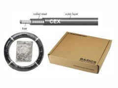 Jagwire троса рубашка 5мм cex 200 метров цвет-чёрный + 700 заглушек