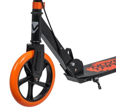 Самокат для детей NOVATRACK POLIS, оранжевый 230/180мм