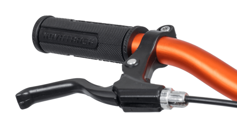 Самокат для детей NOVATRACK POLIS, оранжевый 230/180мм