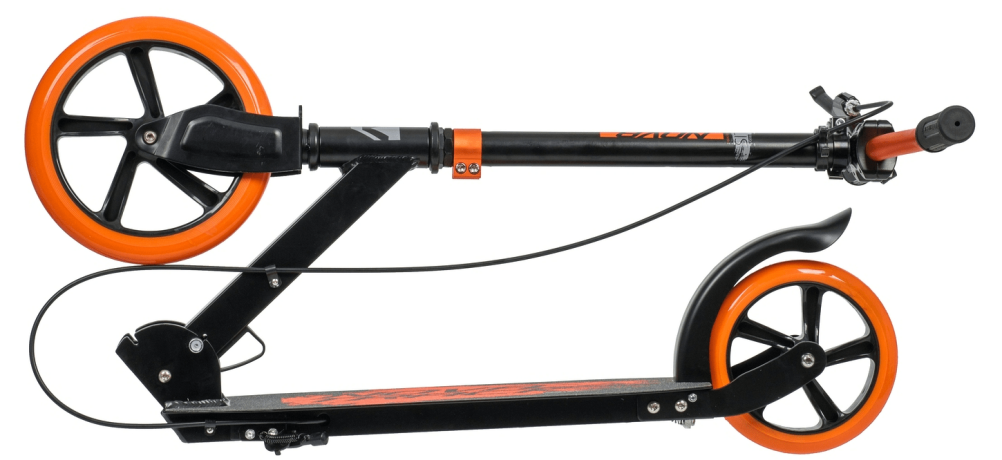Самокат для детей NOVATRACK POLIS, оранжевый 230/180мм